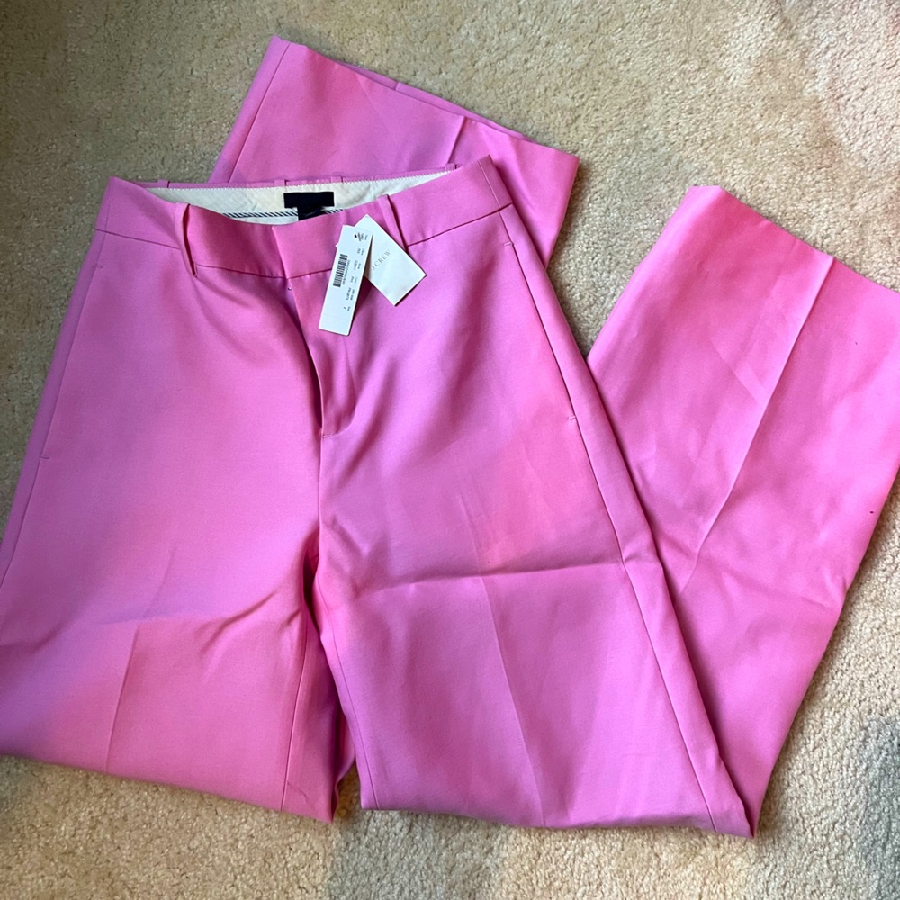 Pink J.Crew Dress Pants